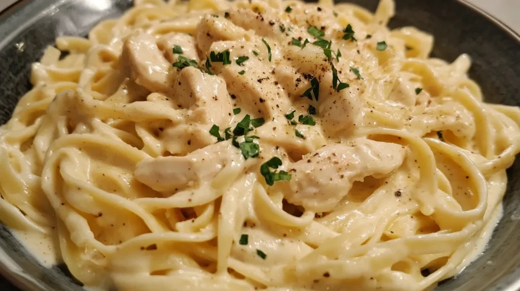 Home 2 Set-It-and-Forget-It Crock Pot Chicken Alfredo